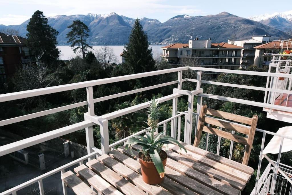 Studio With Lake And Montains Views Free Parking Luino Eksteriør billede